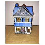 Stained Glass Decoration House 8 x 4 x 4