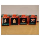 Hallmark Lot of 4 Mini Keepsake Ornaments