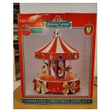 Telco Large Animated Christmas Display Caousel