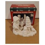Winter Friends Handcrafted Porcelain Figurine