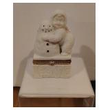 Department 56 Snowbabies I Love You Hinged Box