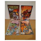 Lot of 4 Heroes Reborn The Return #1-4 Comic Books