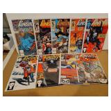 Lot of 9 The Punisher Comic Books