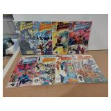 Lot of 8 West Coast Avengers Comic Books