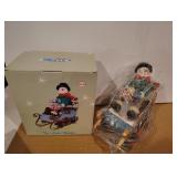 Holiday Nostalgia Tea Light Holder Snowman