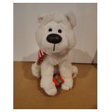 2007 Tekky White Christmas Bear Musical &