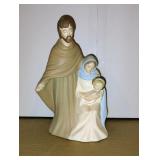 10" Ceramic Statue of Joesph, Mary & Jesus