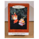 Hallmark "Happy Wrappers" Ornaments 2pc