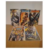 Lot of 5 Hawkworld #1-5 Comic Books