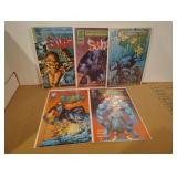 Lot of 6 Ultraverse Sludge Issues 1-5 Comic Books