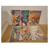 Lot of 6 Captain America Comic Books Issues 2-7