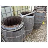 Vintage Wood Barrels