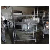 Commercial Wire Shelving Unit 75" x 48" x 18"