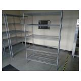 Commercial Wire Shelving Unit 75" x 48"W x 24"