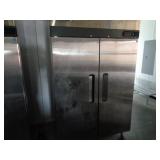 MIGALI Top Mount Reach-Ins Frezzer SS Double Door