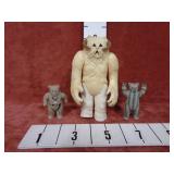 Vintage Star Wars Wampa & Ewoks Action Figures