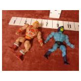 Vintage He-Man & Skeletor Action Figures