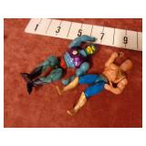 Vintage He-Man & Skeletor Action Figures