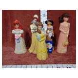 5-Vintage Bubble Bath Bottles