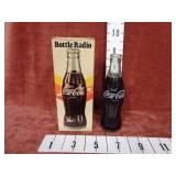 Vintage Coca-Cola Bottle AM Radio with Box