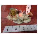 Vintage Seashell Lamp "Works"