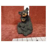 Koko & Kazoo Black Bear with Cub Figurine