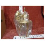New Polished Brass Exterior Wall Lantern/Light