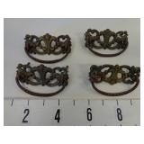 4-Antique American Drawer Pulls