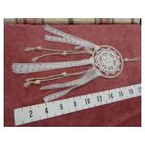 Bo-Ho Style Dream Catcher w/Vintage Crochet Doily