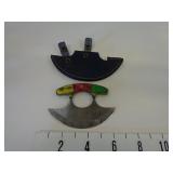 New Handmade Ulu Knife w/Leather Sheath