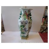 Vintage Hexagonal Asian Vase
