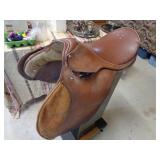 Vintage Leather English Horse Saddle