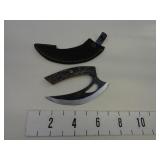 New Handmade Ulu Knife w/Leather Sheath