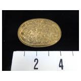 Vintage Crumrine Jewelers Bronze Belt Buckle
