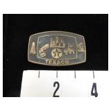 1990 Texaco Solid Brass Belt Buckle