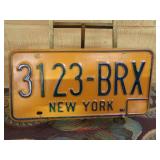 New York License Plate
