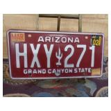 Arizona License Plate