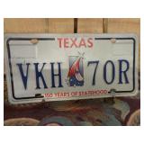 Texas 150 Years of Statehood License Plate