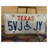 Texas License Plate