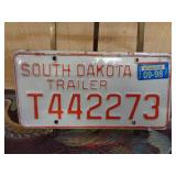 South Dakota Trailer License Plate