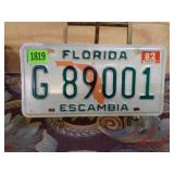 1982 Florida License Plate