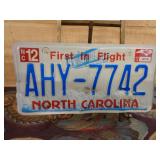 North Carolina License Plate