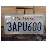 California License Plate