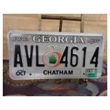 Georgia License Plate
