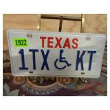 Texas License Plate
