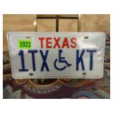 Texas License Plate