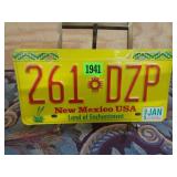 New Mexico USA License Plate