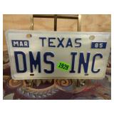1985 Texas License Plate