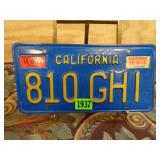 California License Plate