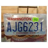 Washington License Plate